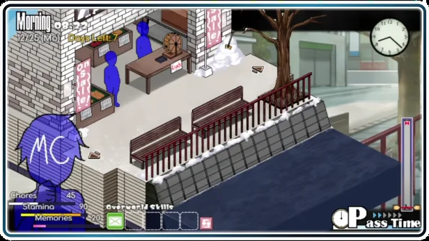 Seaside town exploration screenshot