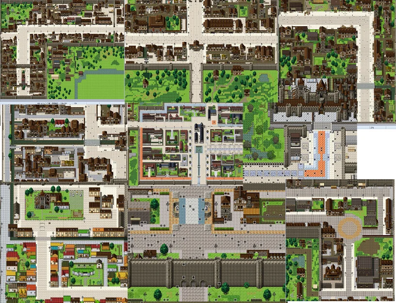 広大なマップのスクリーンショット